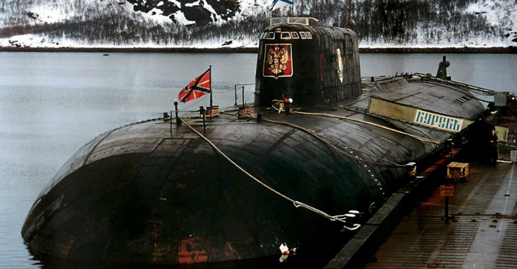 Kursk, submarino ruso. Foto: Archivo