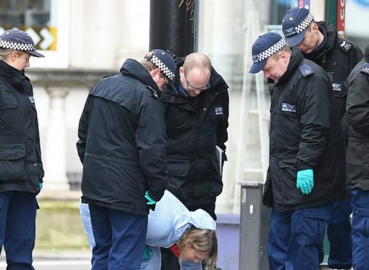 Ataque terrorista en Londres. AFP