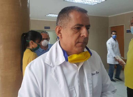 Rubén Duarte enfermero del hospital central de San Cristóbal, estado Táchira