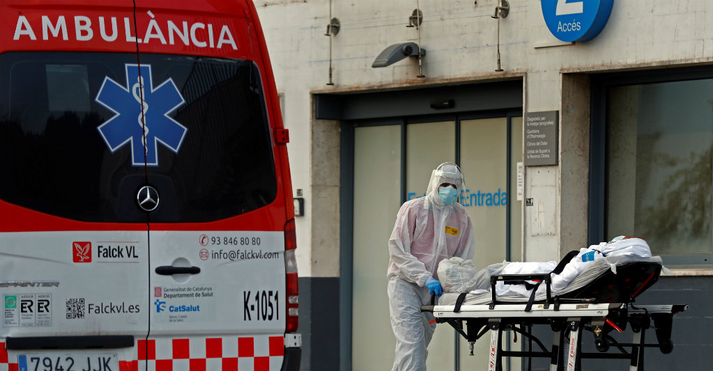 España reporta 757 muertos en últimas 24 horas. EFE