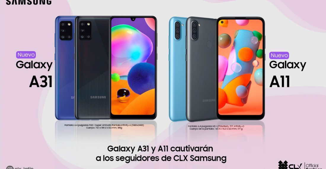 Galaxy A31 y Galaxy A11