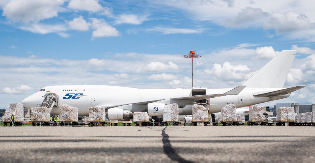 tercer avió ayuda humanitaria