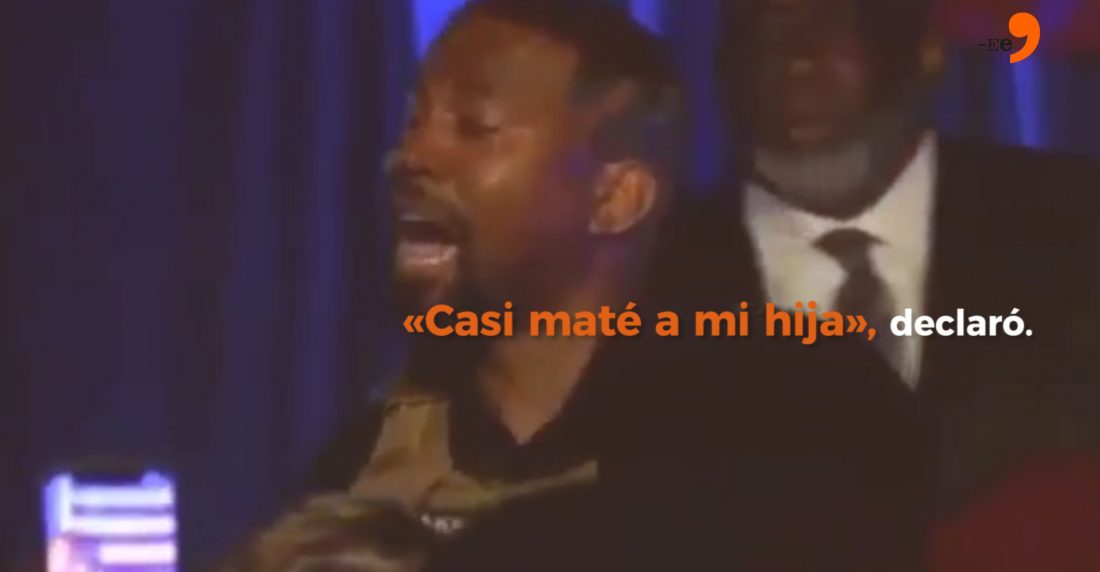 Kanye West llorando