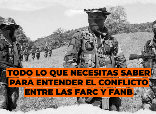 Enfrentamientos de la FARC y la FANB