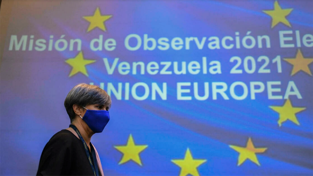 María Corina  levanta solidaridad de Unión Europea