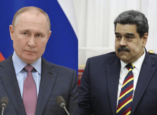 Maduro abraza la causa de Vladimir Putin