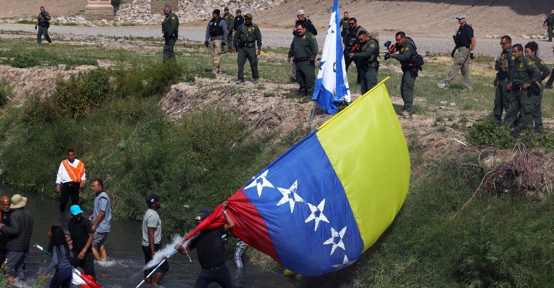Venezolanos en Río Grande AFP