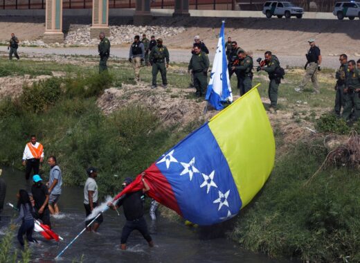 Venezolanos en Río Grande AFP