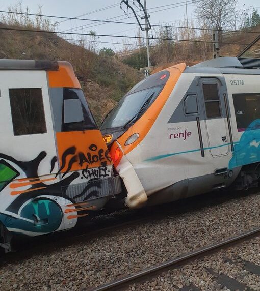 Barcelona choque de trenes