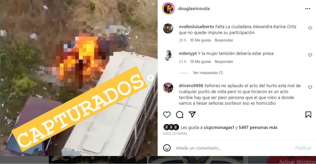 Douglas Rico en Instagram