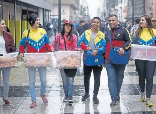 Migrantes venezolanos en Perú