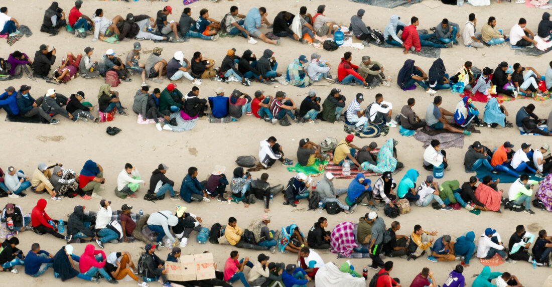 Migrantes ilegales provocan emergencia en Texas AFP foto