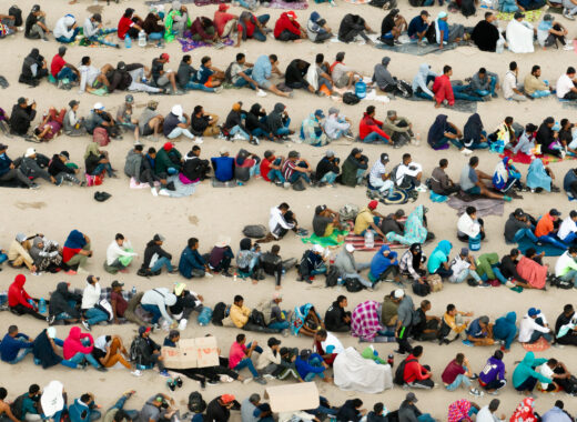 Migrantes ilegales provocan emergencia en Texas AFP foto