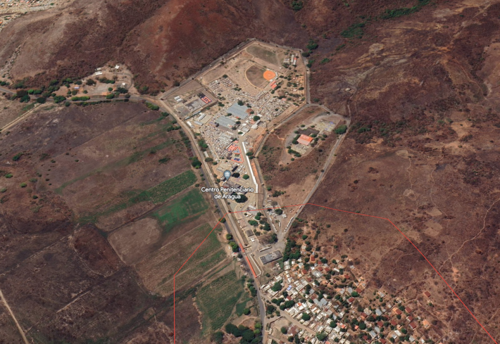 Tocorón, vista aérea Google Earth