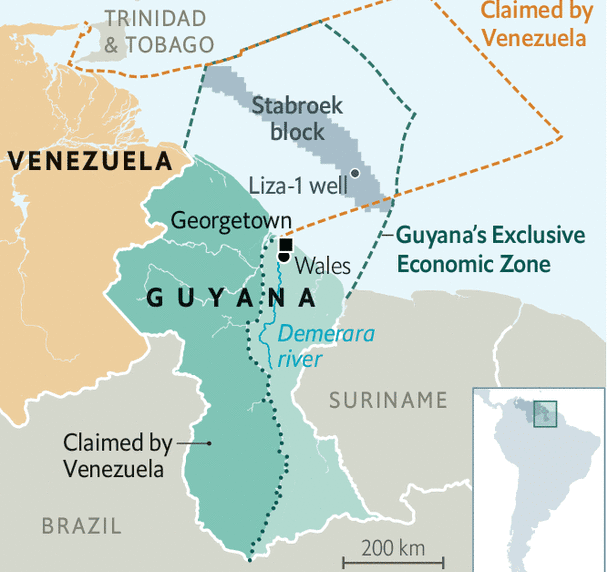 Guyana, mucho petróleo
