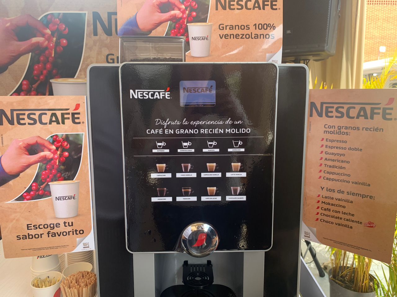 Máquina de vending de café, ¿qué tipos de café ofrece?
