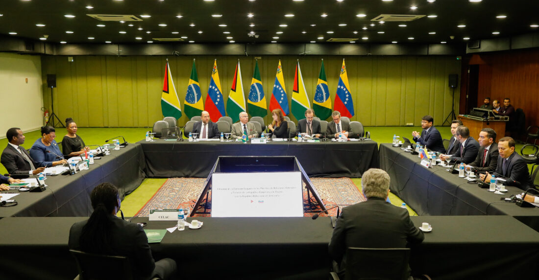 Guyana y Venezuela en Brasilia reunión sin negociar