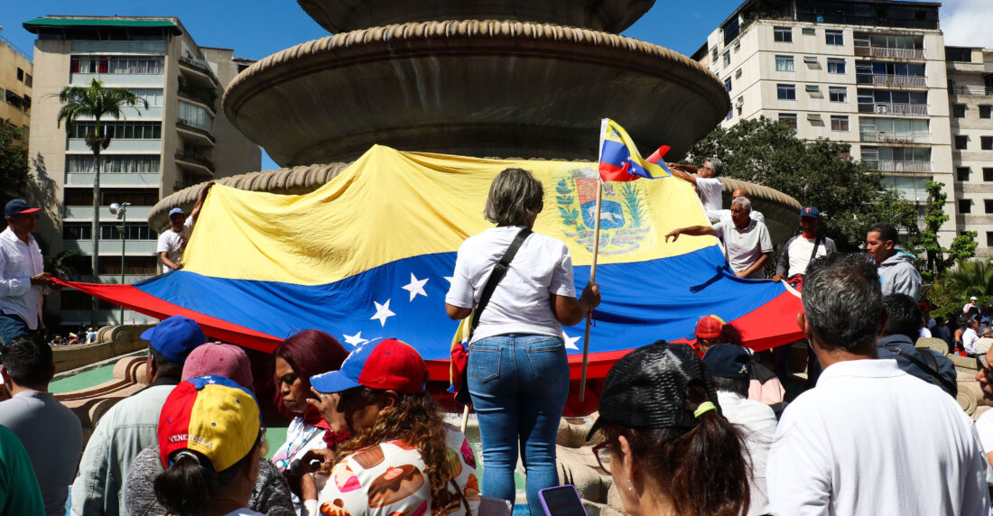 La oposición marchó por la Avenida Francisco de Miranda