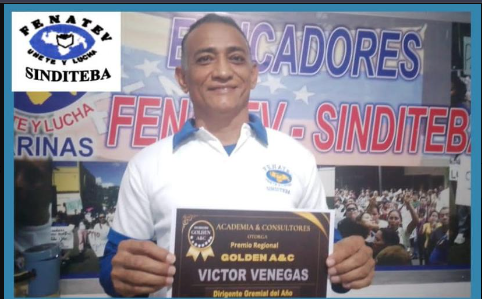 Víctor Venegas, dirigente sindical preso