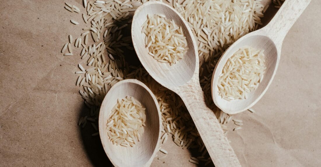 arroz con células de res alternativa a la carne