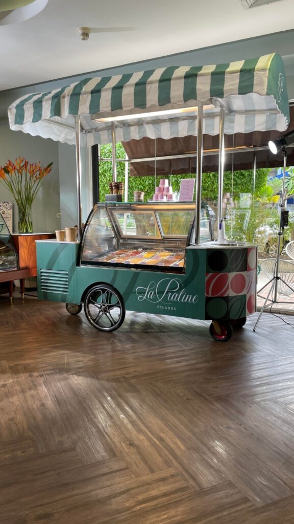 La Praline helados con sabor a bombón