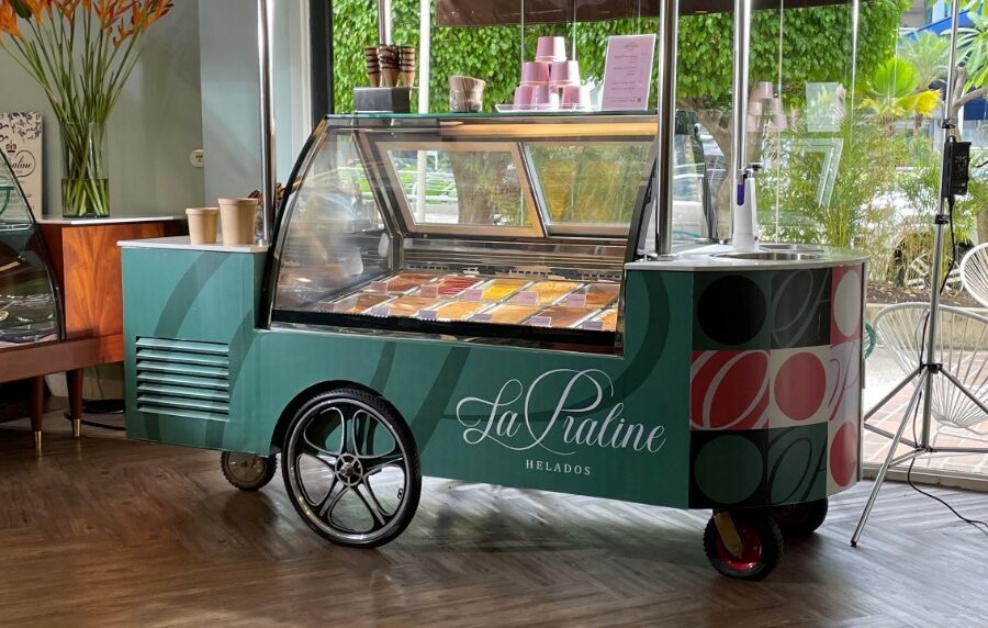 La Praline helados con sabor a bombón